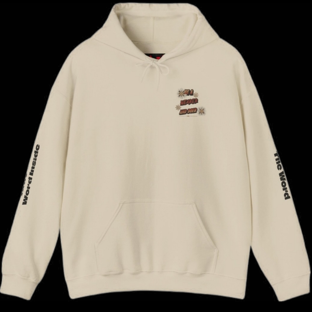 Hooded Sweatshirt - Hearer And Doer Believer Of The Way Design